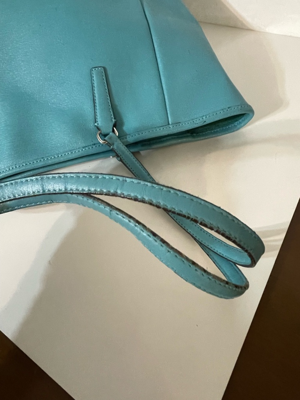Coach Safiano Robin’s Egg Blue Satchel - Picture 10 of 14